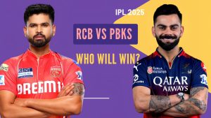 IPL TODAY RCB VS PKBS