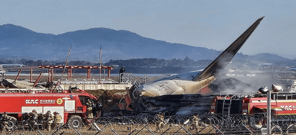 plan crash in s. korea