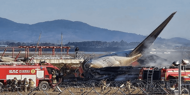 plan crash in s. korea