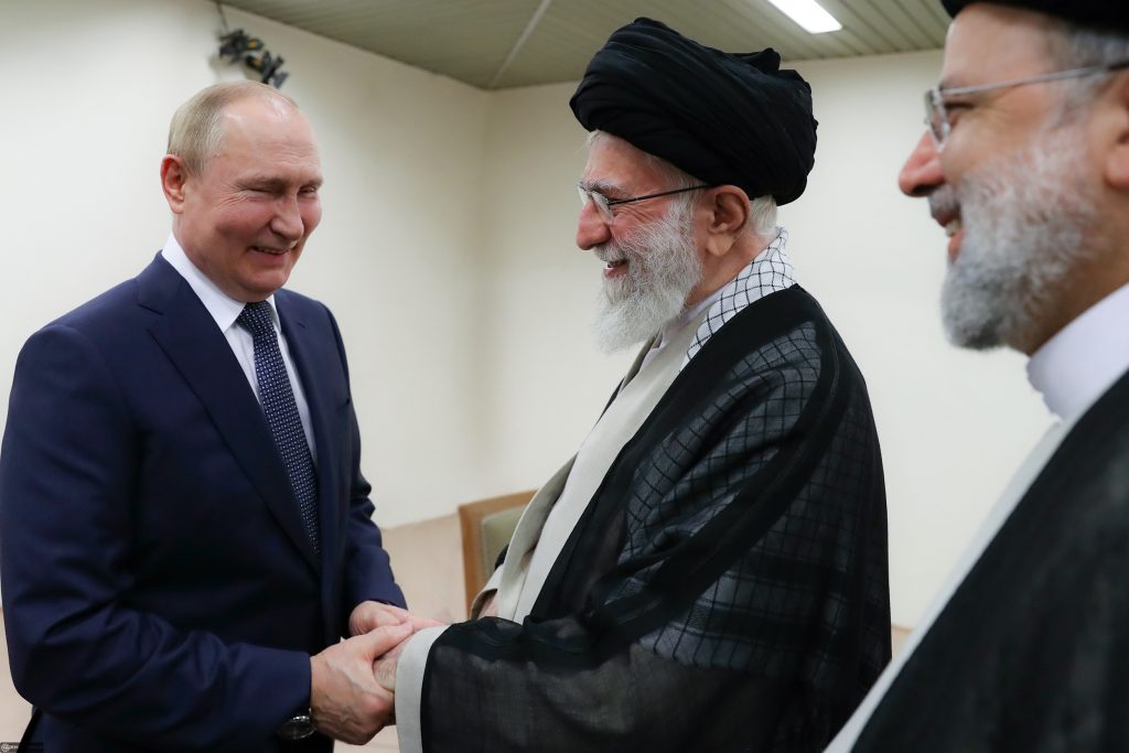 russian tension for israel-iran war