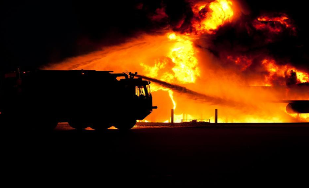 huge blaze hits uae residential towers