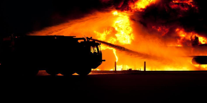 huge blaze hits uae residential towers