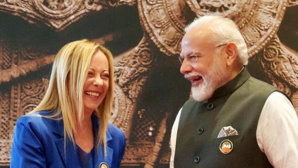 giorgia-meloni-with-pm-modi in g7