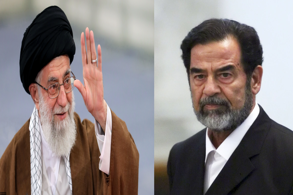 saddam hussain or khemenei