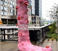 10 foot tall foot fountain